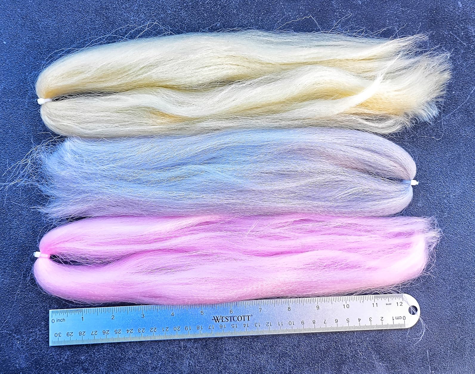 Faux Bucktail Fly Tying Materials Kit -12 & 16 Colors Synthetic Bucktail Hair for Fly Fishing Jig & Streamer Lure Making Making customer photo 2