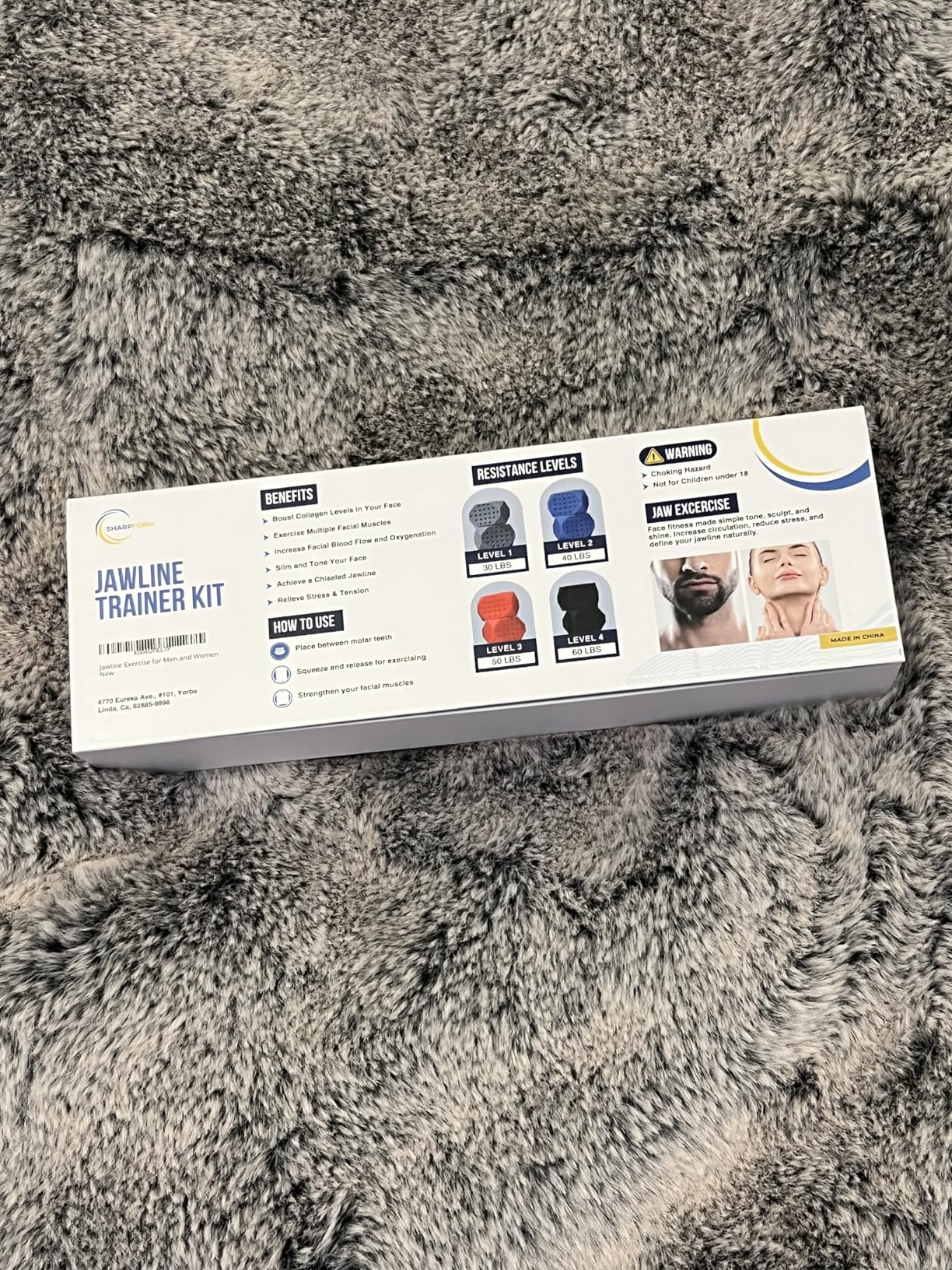 Jaw Exerciser for Women & Men - 4 Level Resistance(8pcs) Strengthens Facial Muscles & Defines Jawline│Food-Grade Silicone Double Chin Reducer│JawTrainer & Jawline Shaper for Beginner to Advanced Users customer photo 1