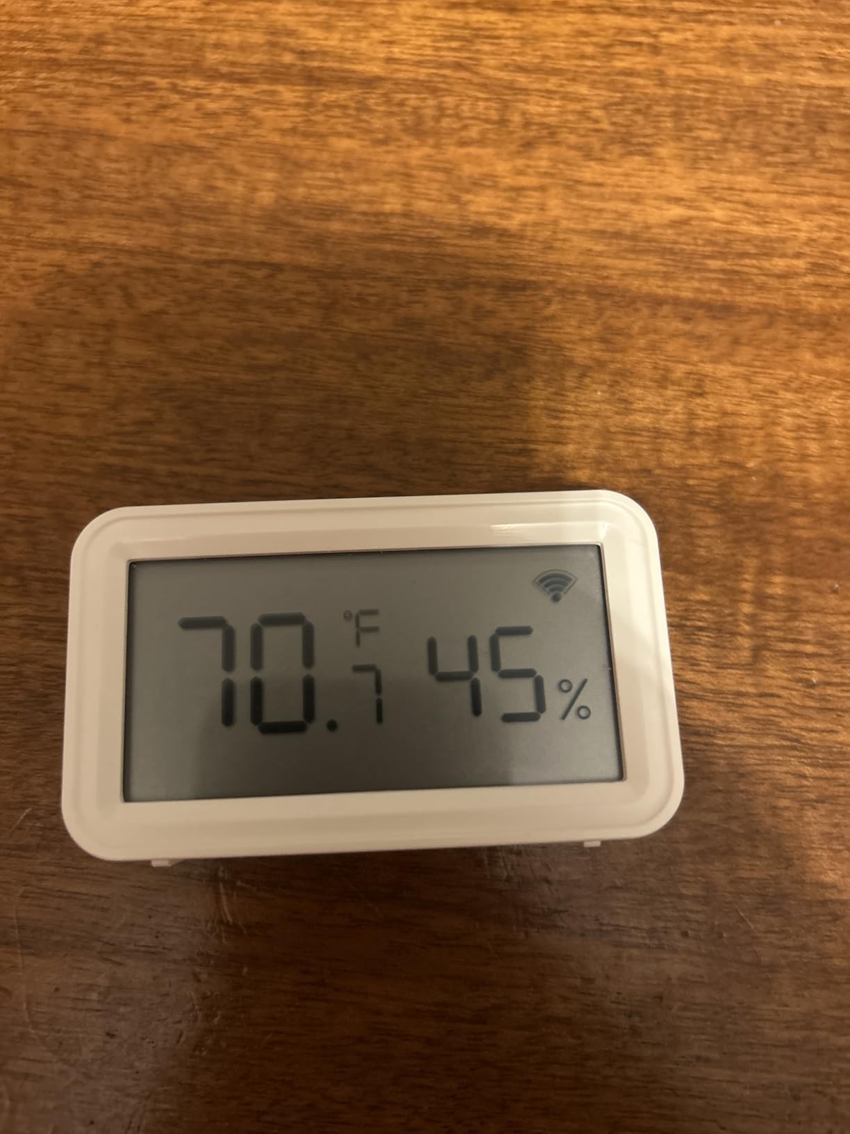 eMylo Smart WiFi Thermometer Hygrometer, Indoor Wireless Temperature Humidity Sensor with Electronic Display, App Notification Alert, Free Data Storage Export, Digital Remote Monitor for Home Room customer photo 1