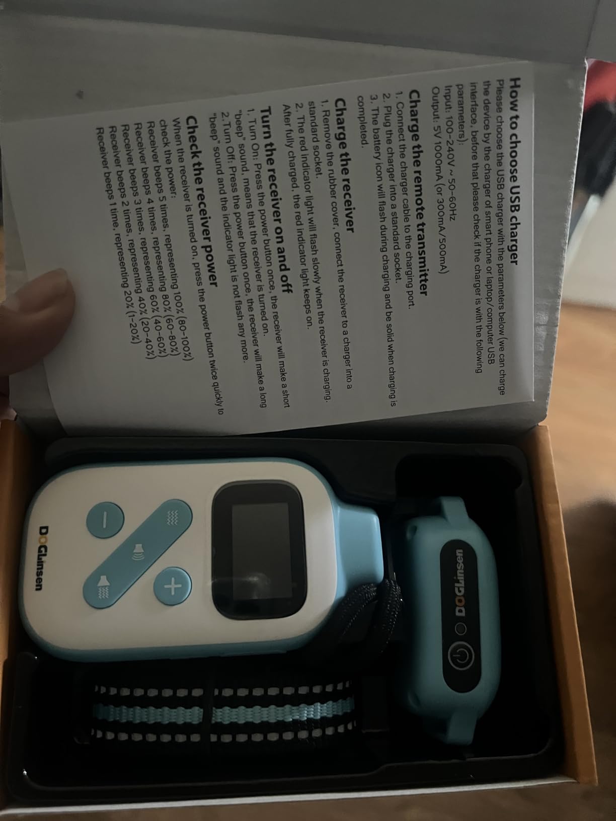 No Shock Dog Training Collar, Beep and Vibrating Dog Collar with Remote 2800Ft, Vibration Collar for Small Medium Large Dogs - No Prongs customer photo 2