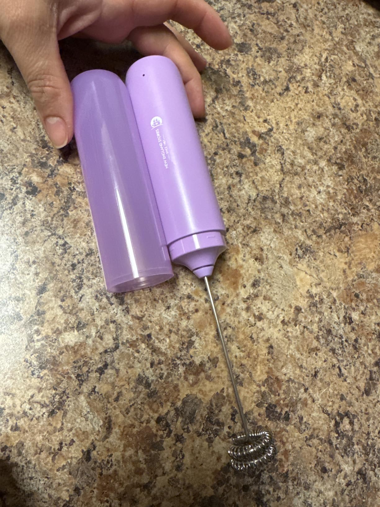 Rechargeable Milk Frother Handheld, 2-IN-1 Dual Spring Whisk Electric Frother Wand for Cappuccino Latte Macchiato, Portable Drink Mixer for Coffee, Matcha, Hot Chocolate customer photo 1