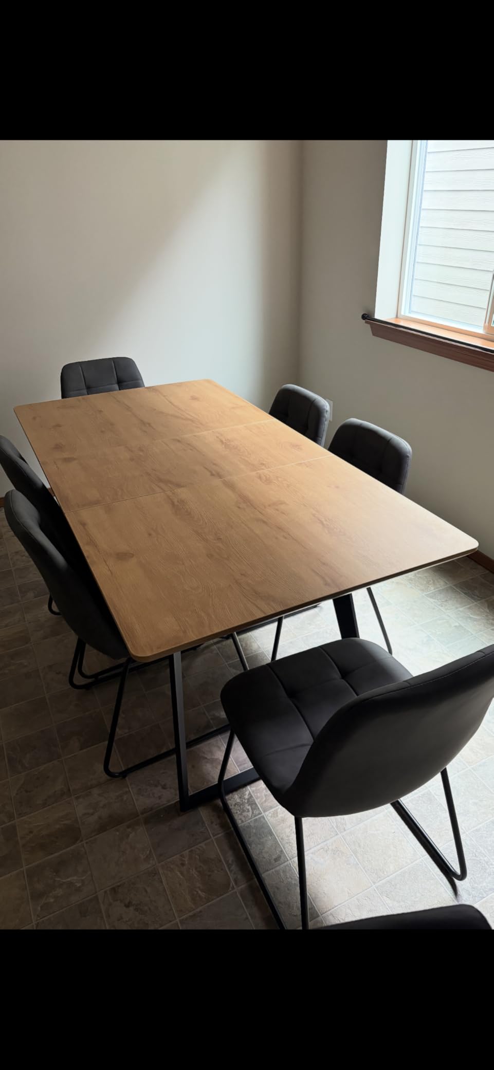 ZckyCine Extendable Dining Table Set 47