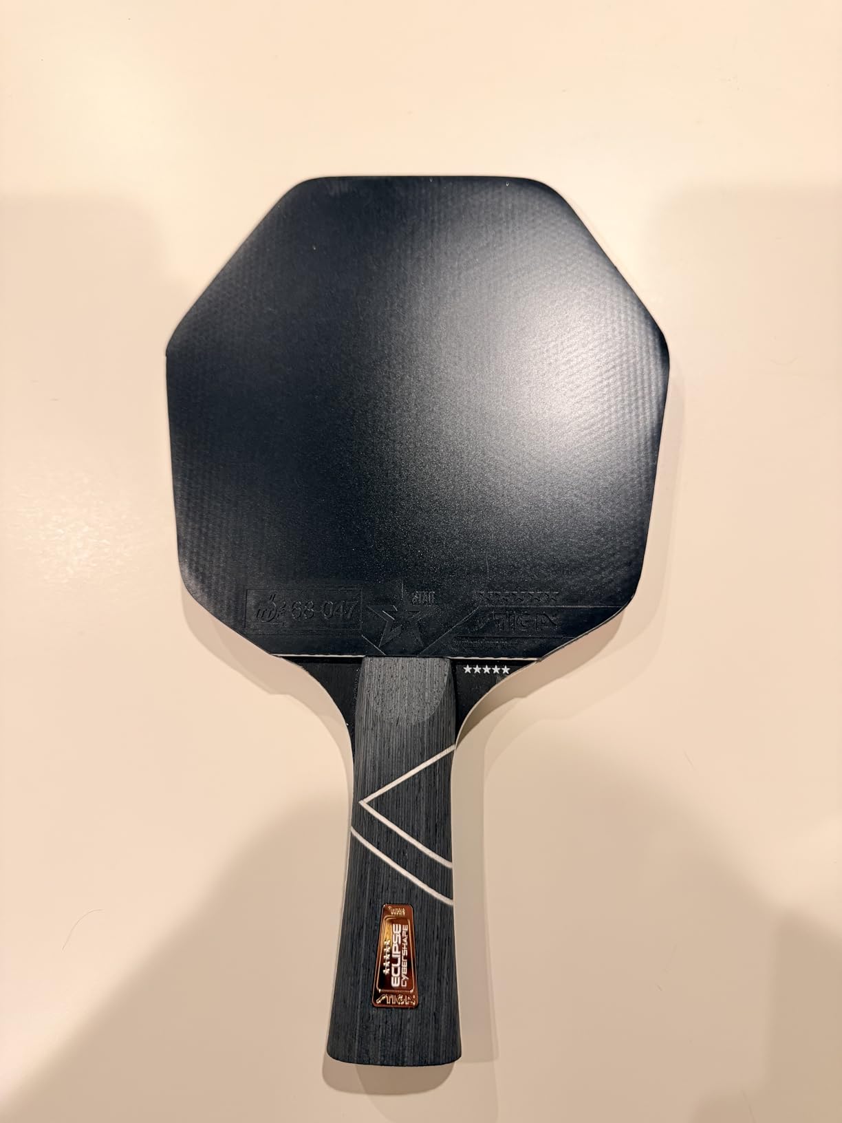 STIGA Cybershape Eclipse Ping Pong Paddle - Professional Performance Table Tennis Racket - Hexagon Shape Tournament-Quality Paddle for Spin, Speed, and Control customer photo 2