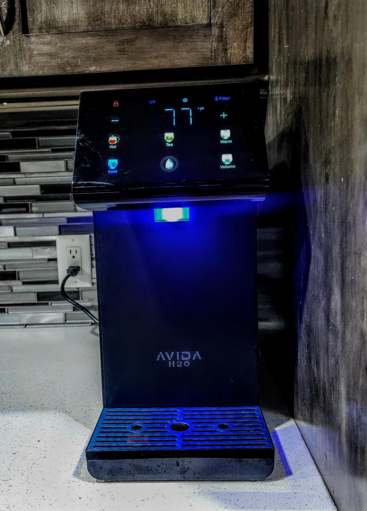 Ultra Instant Hot & Cold Water Dispenser - Bottleless Water Dispenser Countertop, Full Installation Kit, Quiet Multi-Stage Filtration + UV Sterilization - White customer photo 2