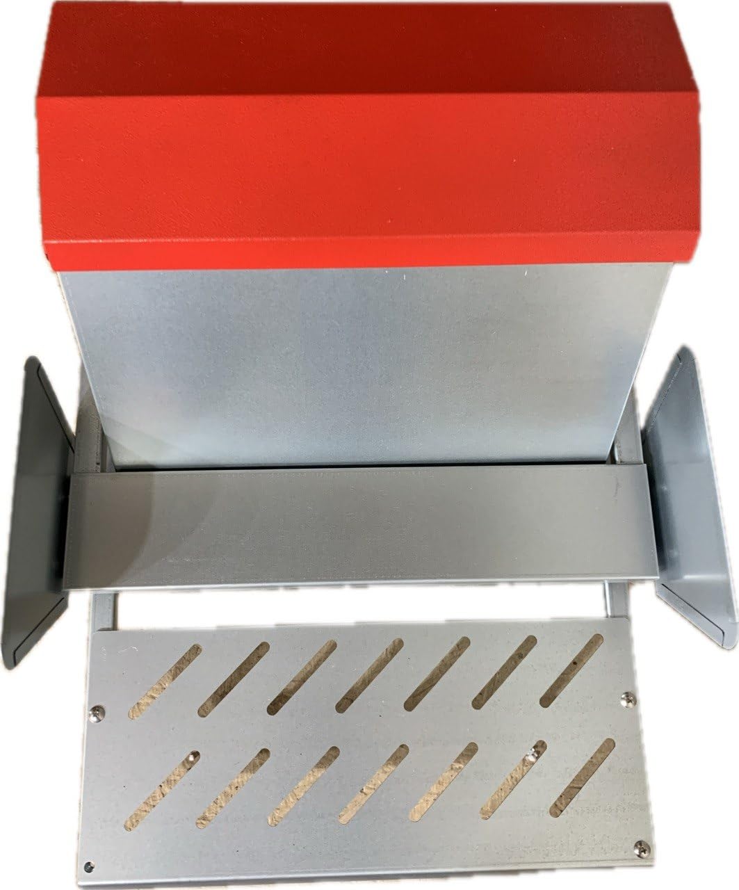 25lbs Automatic Chicken Feeder-Metal Treadle Poultry Feeder, No Waste Rat Proof Chicken Feeder with Sturdy Galvanized Steel Build and Weatherproof Locking Lid for Duck, Fowl, Pheasant Outdoor customer photo 1