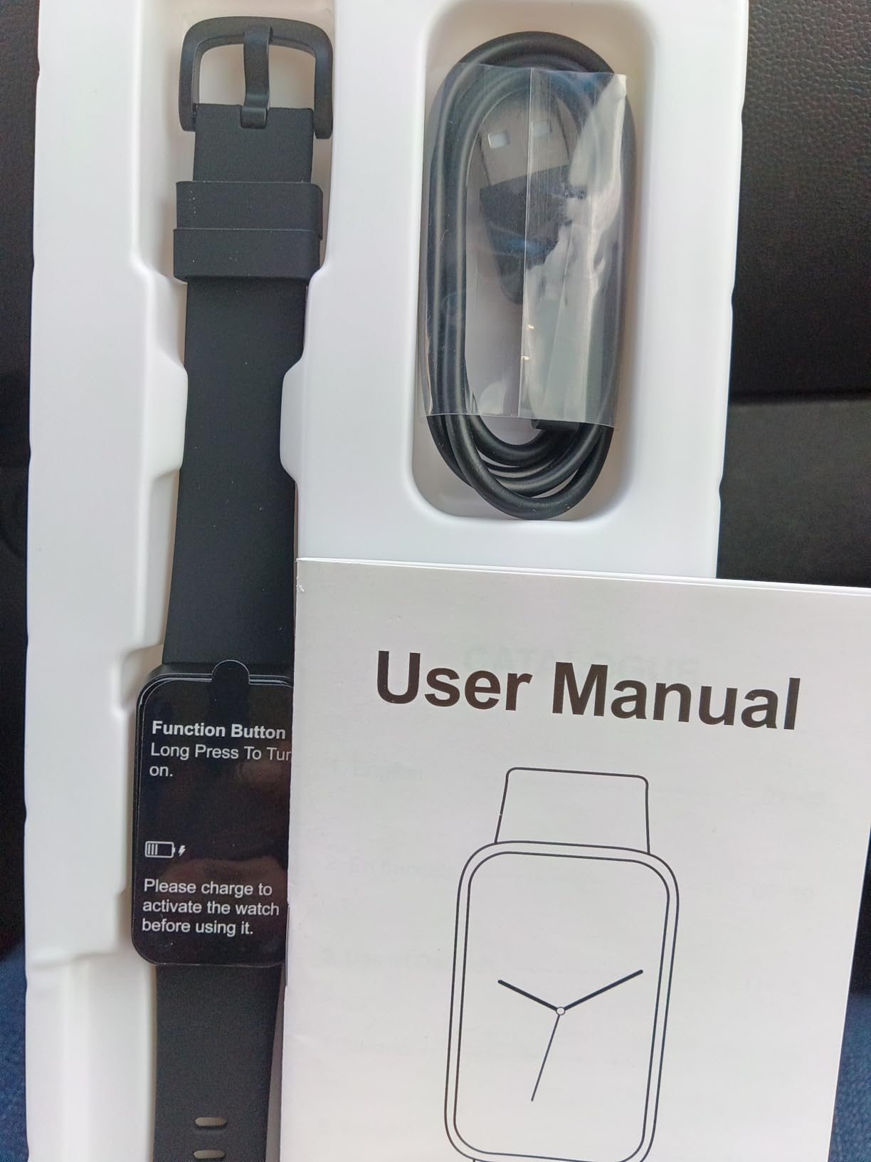 Fitness Trackers,Blood Oxygen Heart Rate Sleep Monitor,Smart Band 24/7 Health Monitoring,Calorie Pedometer Steps Counter Activity watchs/Notifications for iOS/Android customer photo 1