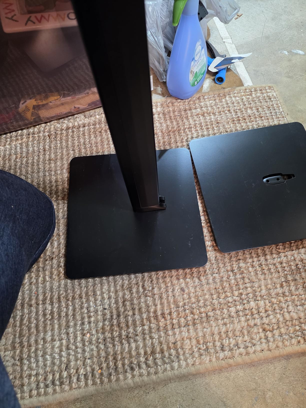 Sanus Height-Adjustable Speaker Stands Compatible with BRAVIA Theater Quad Speakers - 17 inch Height Adjustment - Easy Install with Install Hardware (Pair/Black) customer photo 1