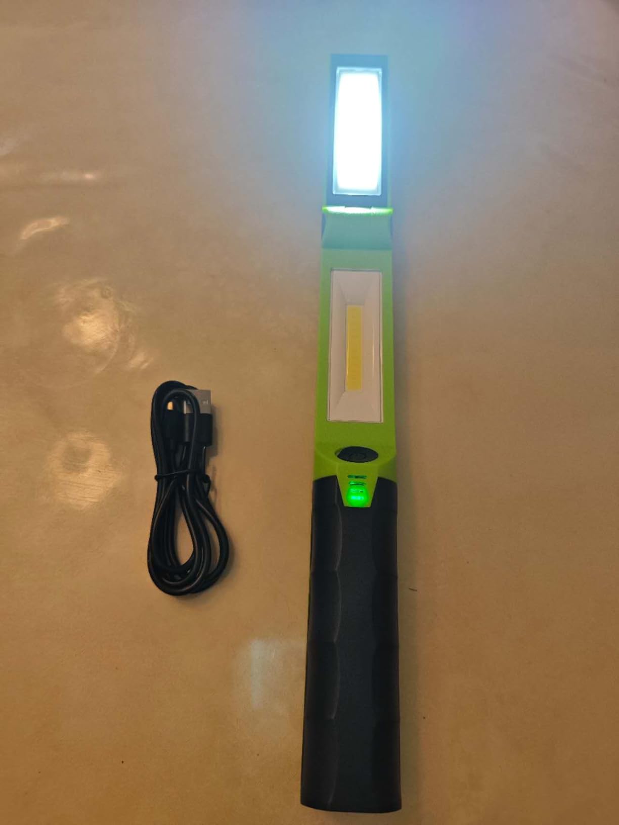 2 PCS Work Light Magnetic,2600ML LED Mechanic Lights, Rechargeable Light, Underhood Light with Hooks for Car Repairing/Garage/Workshop/Emergency/Inspection customer photo 1