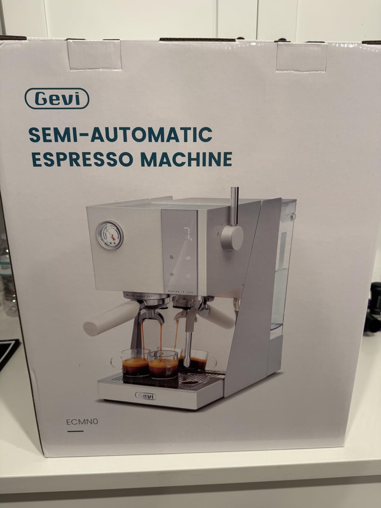 Gevi Commercial Espresso Machine, 20Bar Pressure & Smart OPV System, 58mm Portafilter with Milk Frother for Home Brewing & Gifting customer photo 2