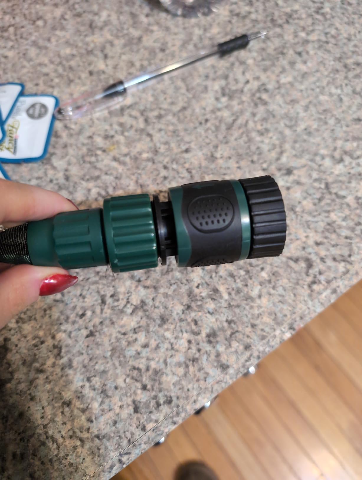 Flat Soaker Hose 25ft for Garden // Drip Hose for Garden Beds, Lawns and Trees // Heavy Duty Leakproof Design with Quick Connect // Linkable Irrigation System for Vegetables and Flowers customer photo 2