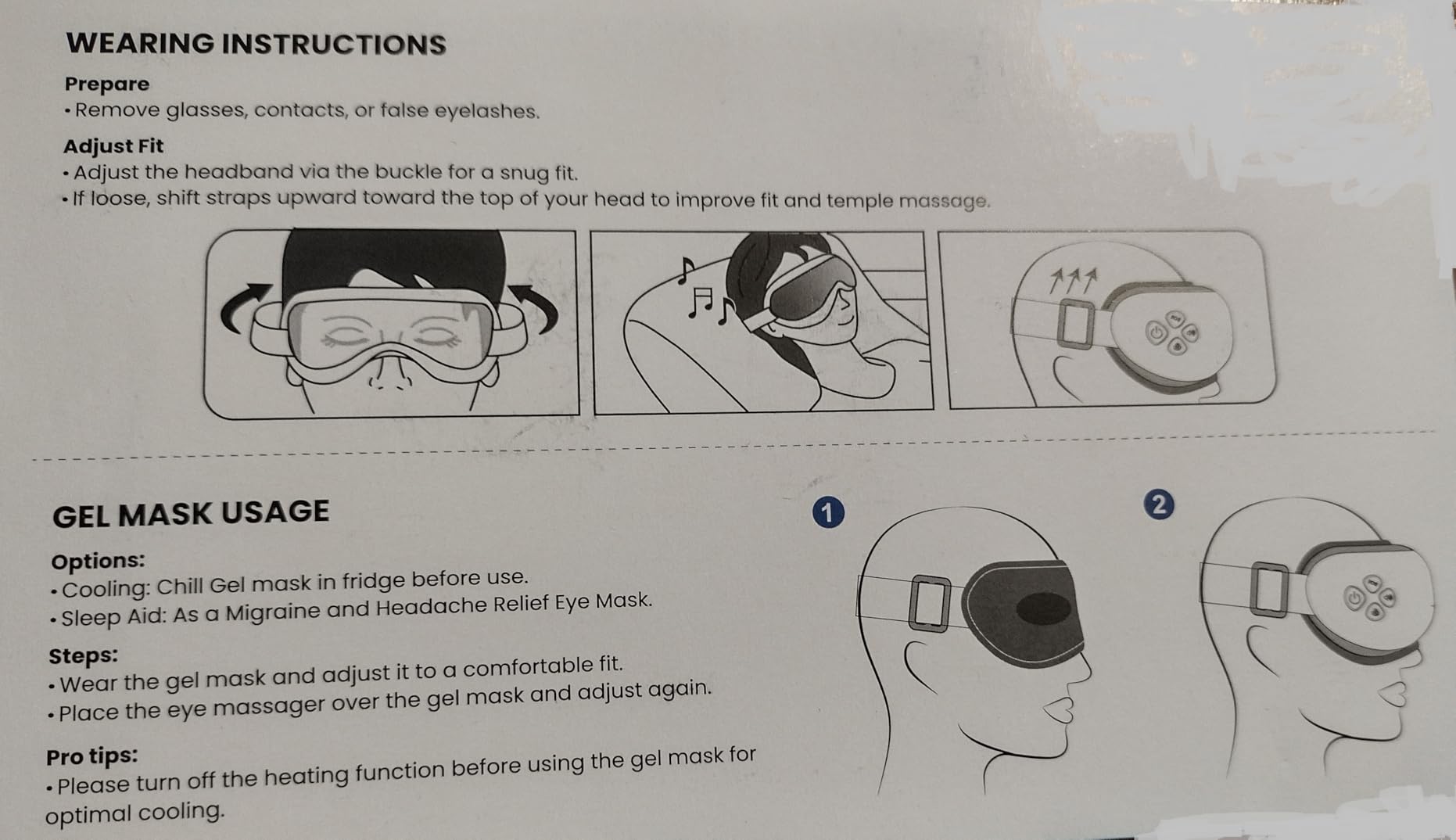 BOB AND BRAD Eye Massager with Heat and Cooling, FSA-HSA Eligible, Heated Eye Massager Mask for Dry Eyes, Migraines, Headaches Relief, Reduce Strain, Improve Sleeping, Birthday Gift for Women Men customer photo 2