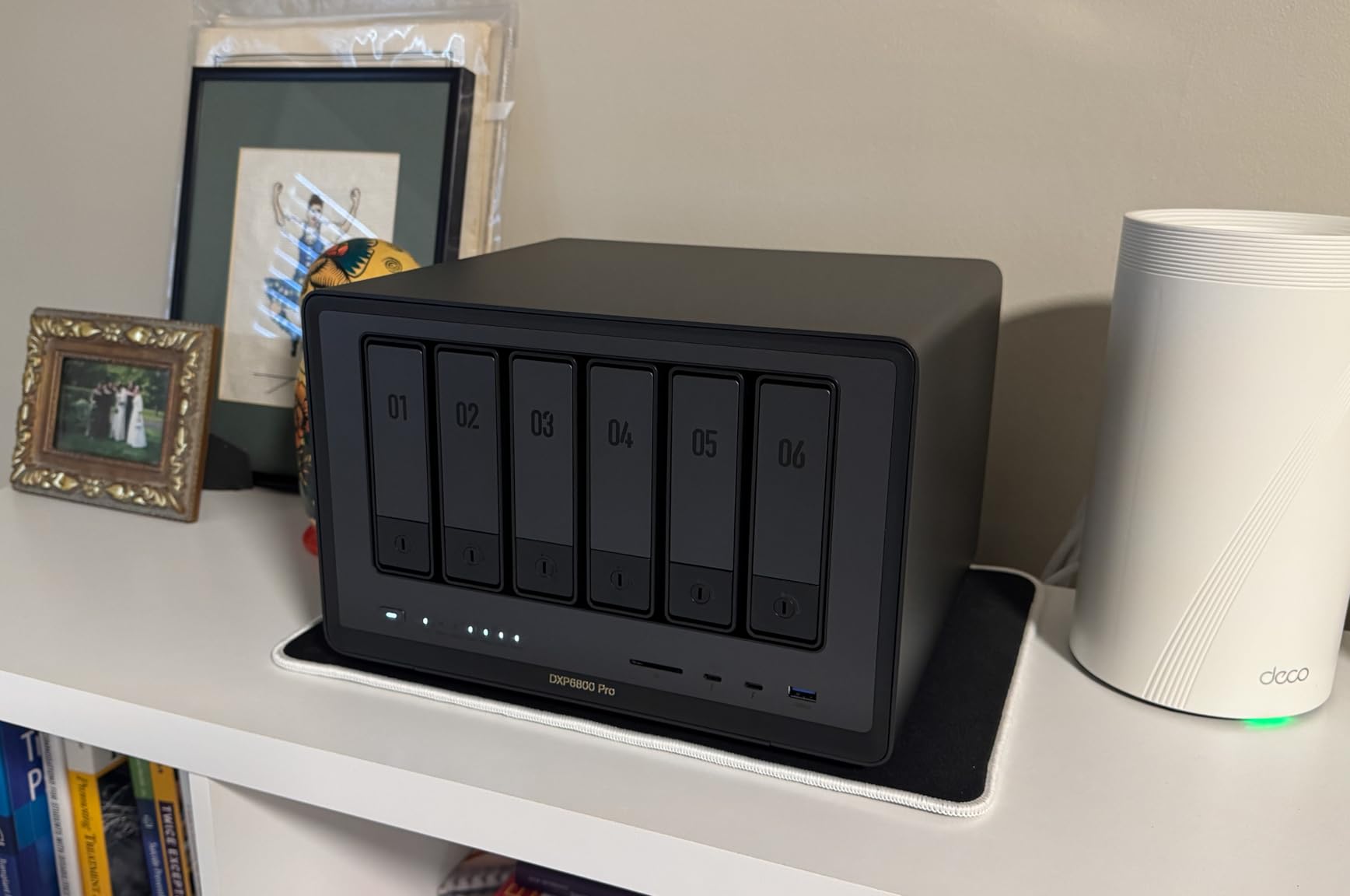 UGREEN NAS DXP4800 Pro 4-Bay Desktop NAS, Intel® Core™ i3-1315U 6-Core CPU, 8GB DDR5 RAM, 128G SSD, 1x 10GbE, 1x 2.5GbE, 2X M.2 NVMe Slots, 4K HDMI, Network Attached Storage (Diskless) customer photo 1
