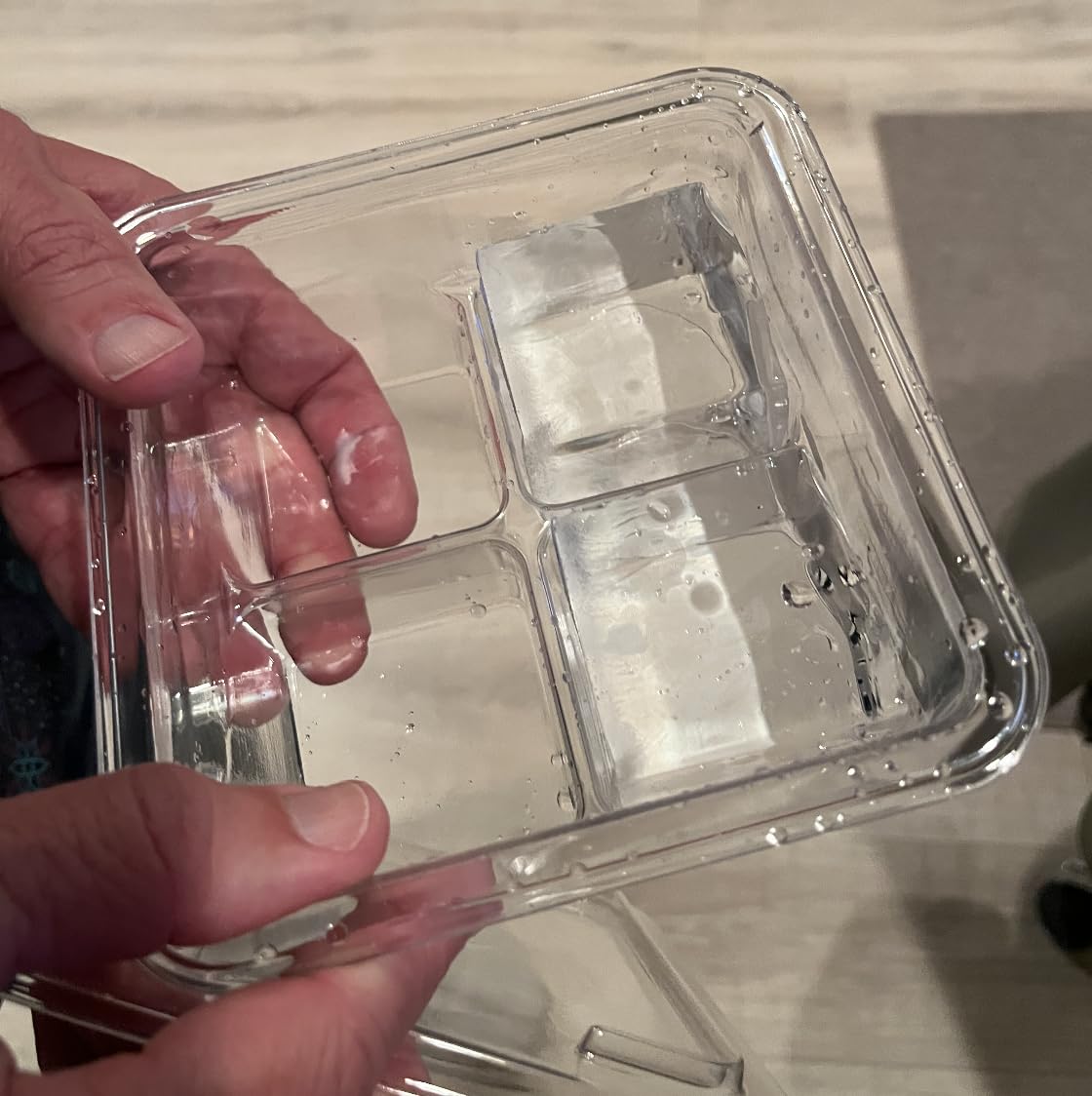 Mini - Clear Ice Cube Maker - Makes 2 Large, 2 Inch Crystal Clear Ice Cubes in 8 to 10 Hours - Creates Slow Melting Ice for Cocktails, Whiskey & Bourbon customer photo 2