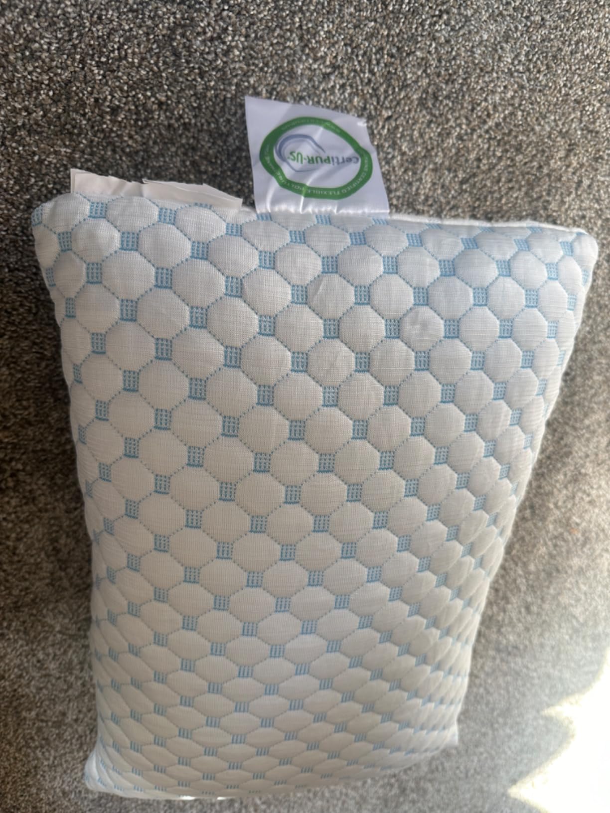 Nestl Cooling Pillows Queen Size Set of 2, Luxury Shredded Memory Foam Pillows for Sleeping 2 Pack, Adjustable Cold Gel Pillow for Hot Sleepers Supportive Cool Pillow for Side Back Stomach Sleepers customer photo 2