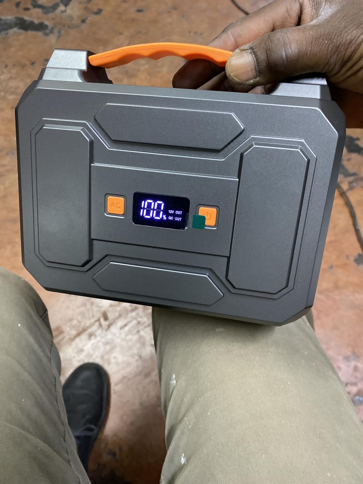 Solar Powered Generator 100W, Portable Power Station with Solar Panels 40W customer photo 2