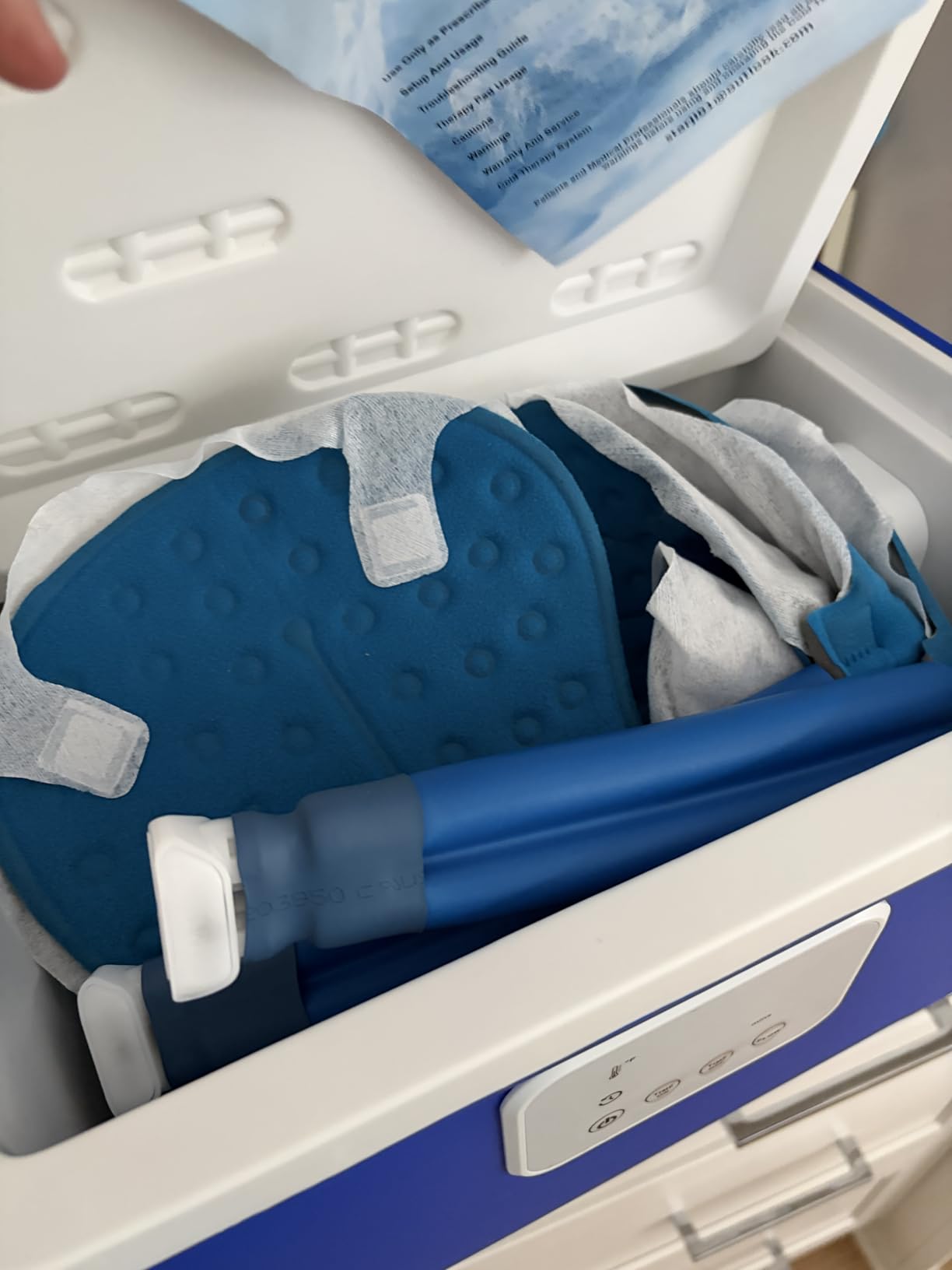 [CBL] Programmable Cold Therapy Machine, 13-Quart Ice Water Circulation System with Quiet Pump, Timer & Flow Control, Knee Wrap Included, Post-Surgery Pain Relief & Sports Injury Recovery customer photo 2