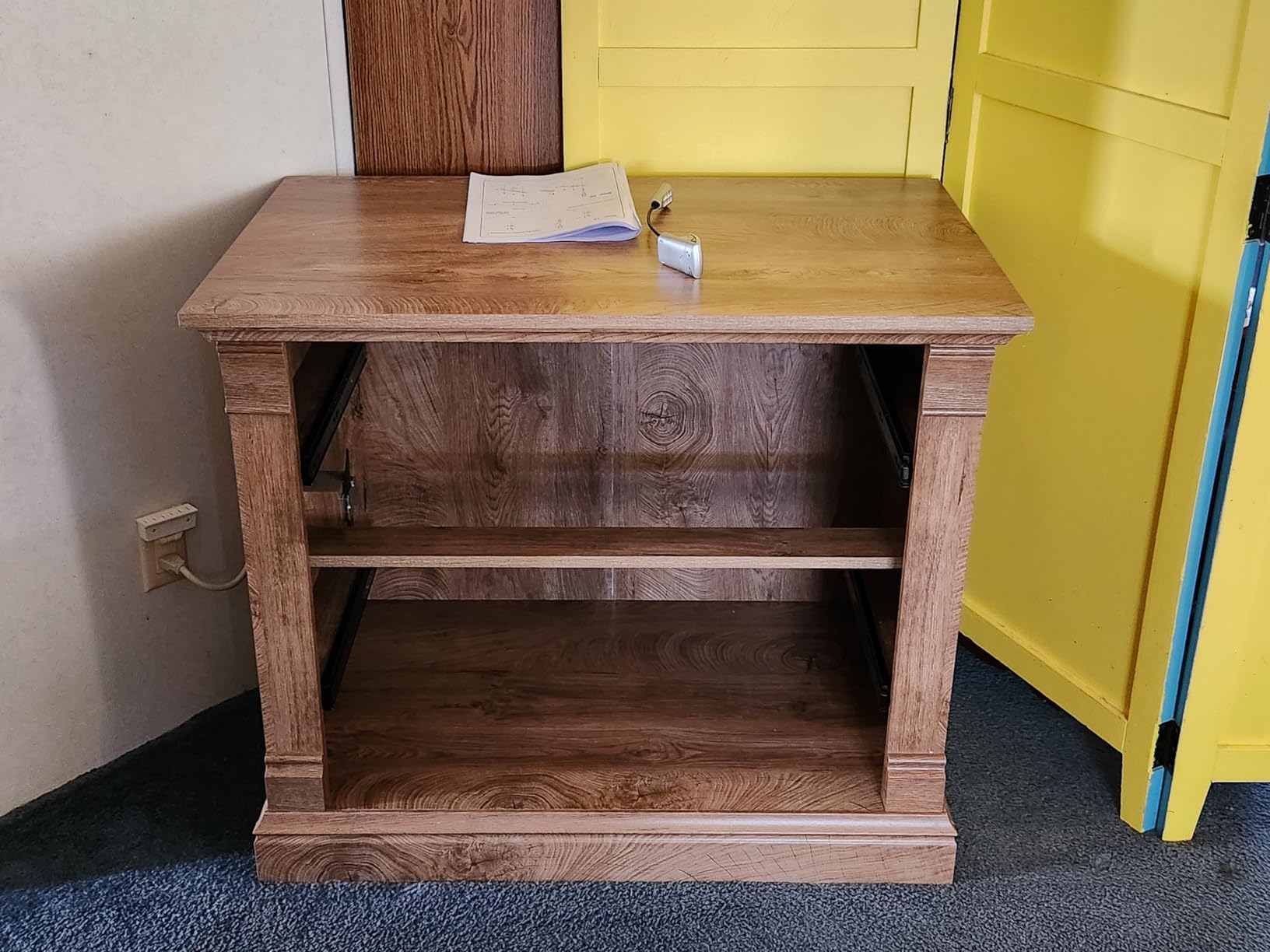 OKD Farmhouse File Cabinet with 2 Drawers, 35.3