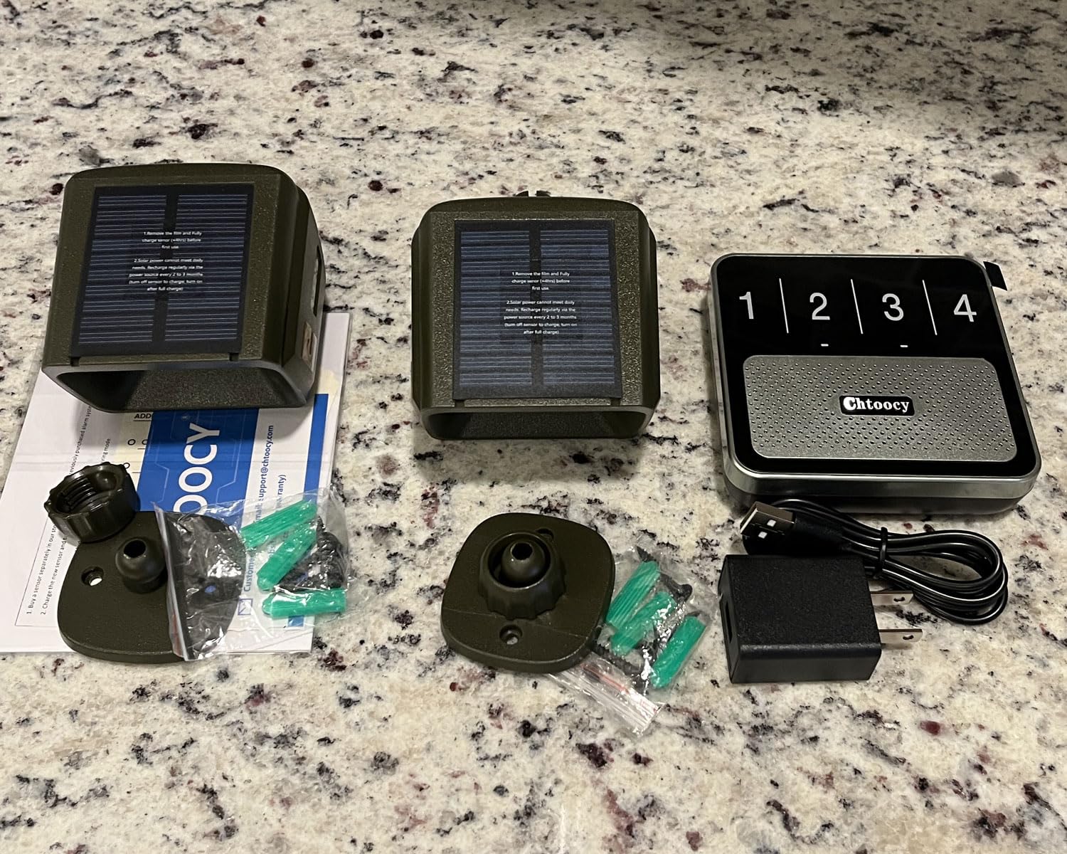Upgraded Driveway Alarm, Radar + IR Dual Detection, 1/2 Mile Long Range Wireless Driveway Alarm, 3 Sensitivity Levels, Solar Power, Waterproof Motion Sensor for Protect Outdoor Property House customer photo 2