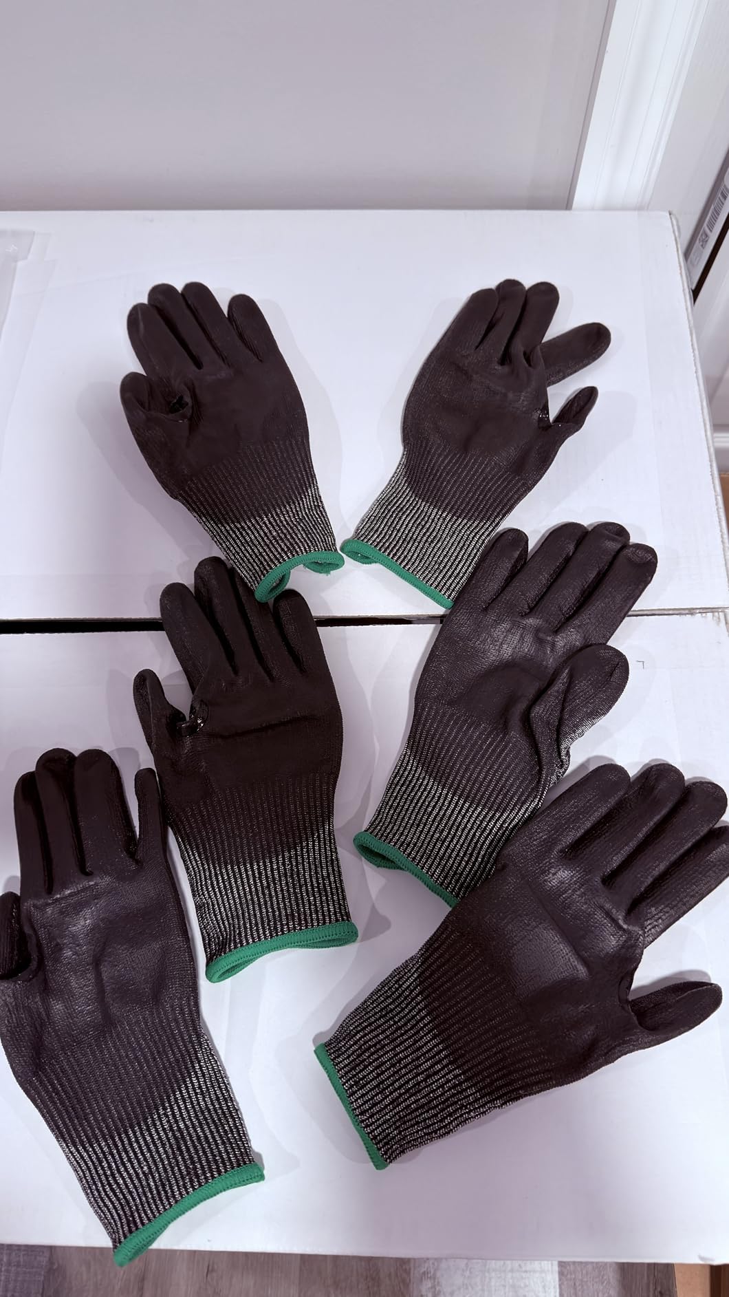 Donfri A9 Cut Resistant Work Gloves for Men, Safety Gloves for Men Touchscreen with Reinforced Thumb for Metal Glass Wood customer photo 1