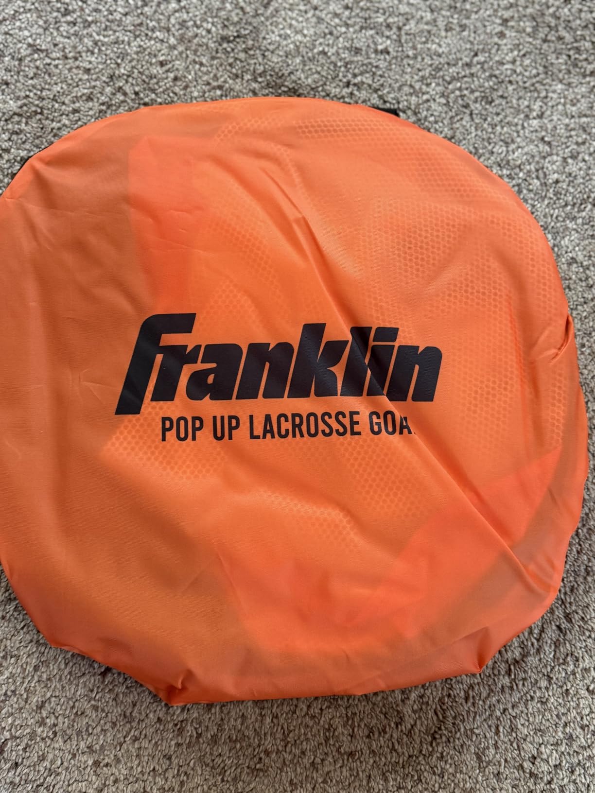 Franklin Sports Youth Lacrosse Pop-Up Goal - 3'x3' Portable Net with Carrying Case - Backyard Practice Goal for Kids - Easy Setup with Ground Stakes - Improve Shooting Accuracy customer photo 1