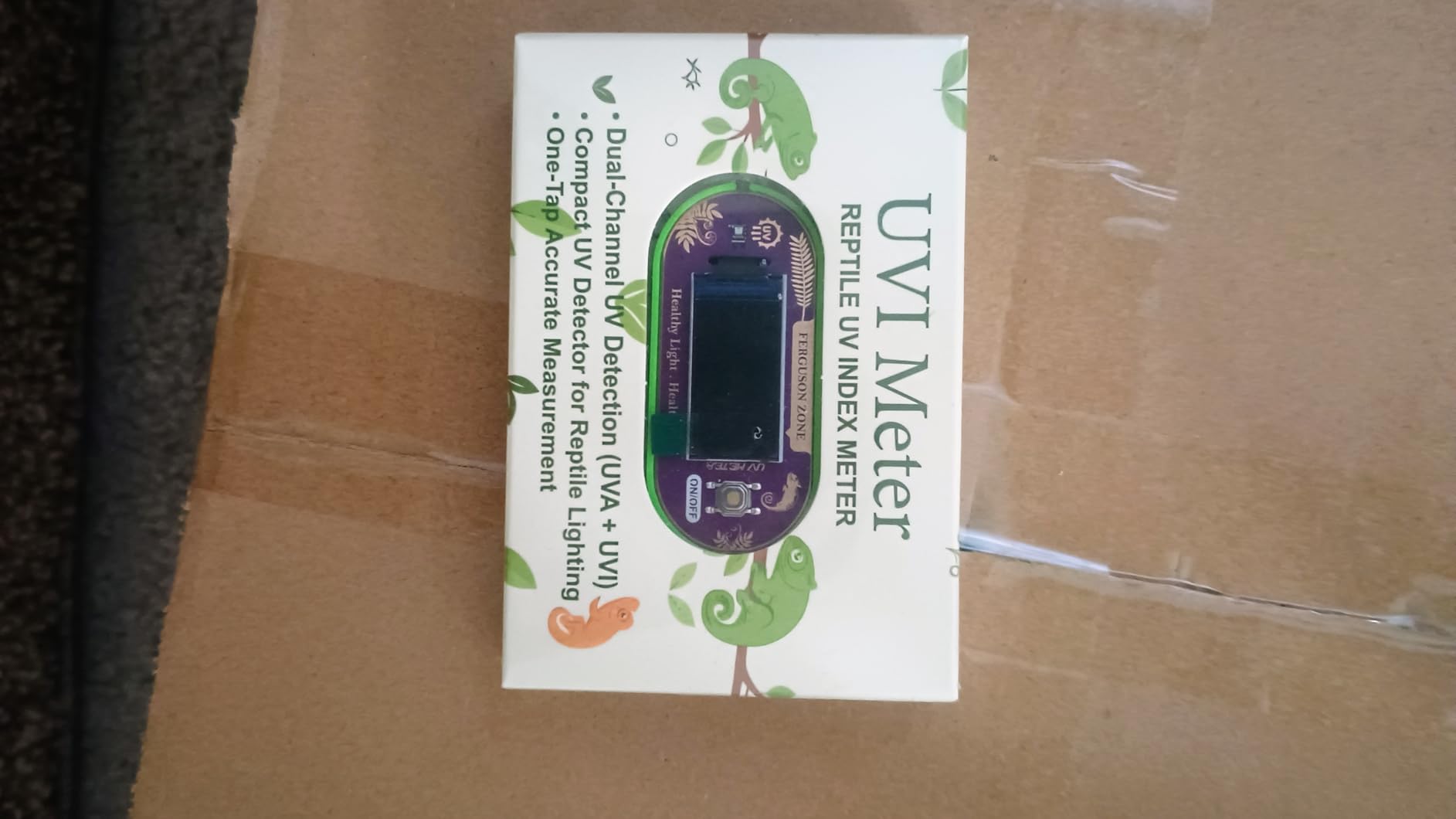 Reptile UVI Light Meter - Portable UV Index Reader for Basking Spot Monitoring - Helps Reptile Owners Know When to Replace UV Lamps - for Bearded Dragon, Chameleon & Gecko - Battery Included customer photo 2