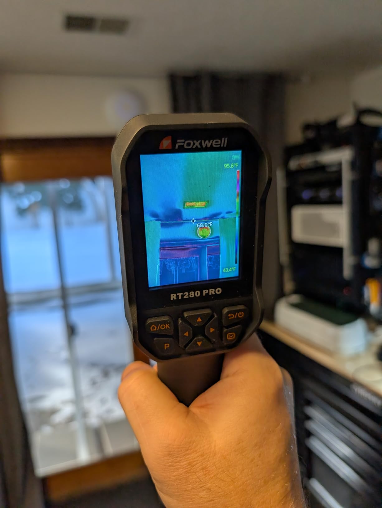 RT280 PRO Thermal Camera 640x480 Imaging Resolution, Dual-Camera Thermal Imaging Camera with 2MP Visual Camera, 512x384 TISR Resolution, Infrared Cameras with Laser, PC Analysis customer photo 1