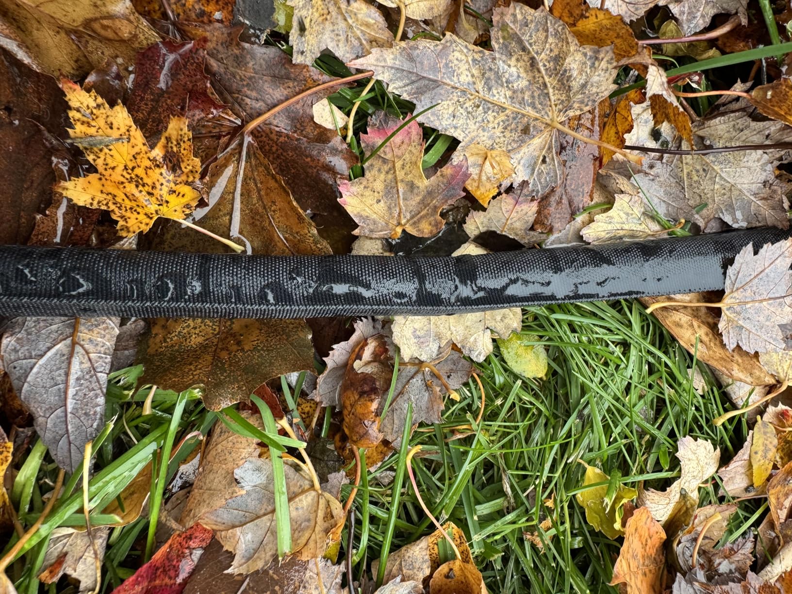 RAINPOINT Soaker Hose 25FT, 80% Water-Saving Flat Drip Hose, Leakproof and Flexible with Anodized Aluminum Ends, Double Layer Gardening Irrigation Hoses for Gardens, Vegetables and Trees, Green customer photo 1