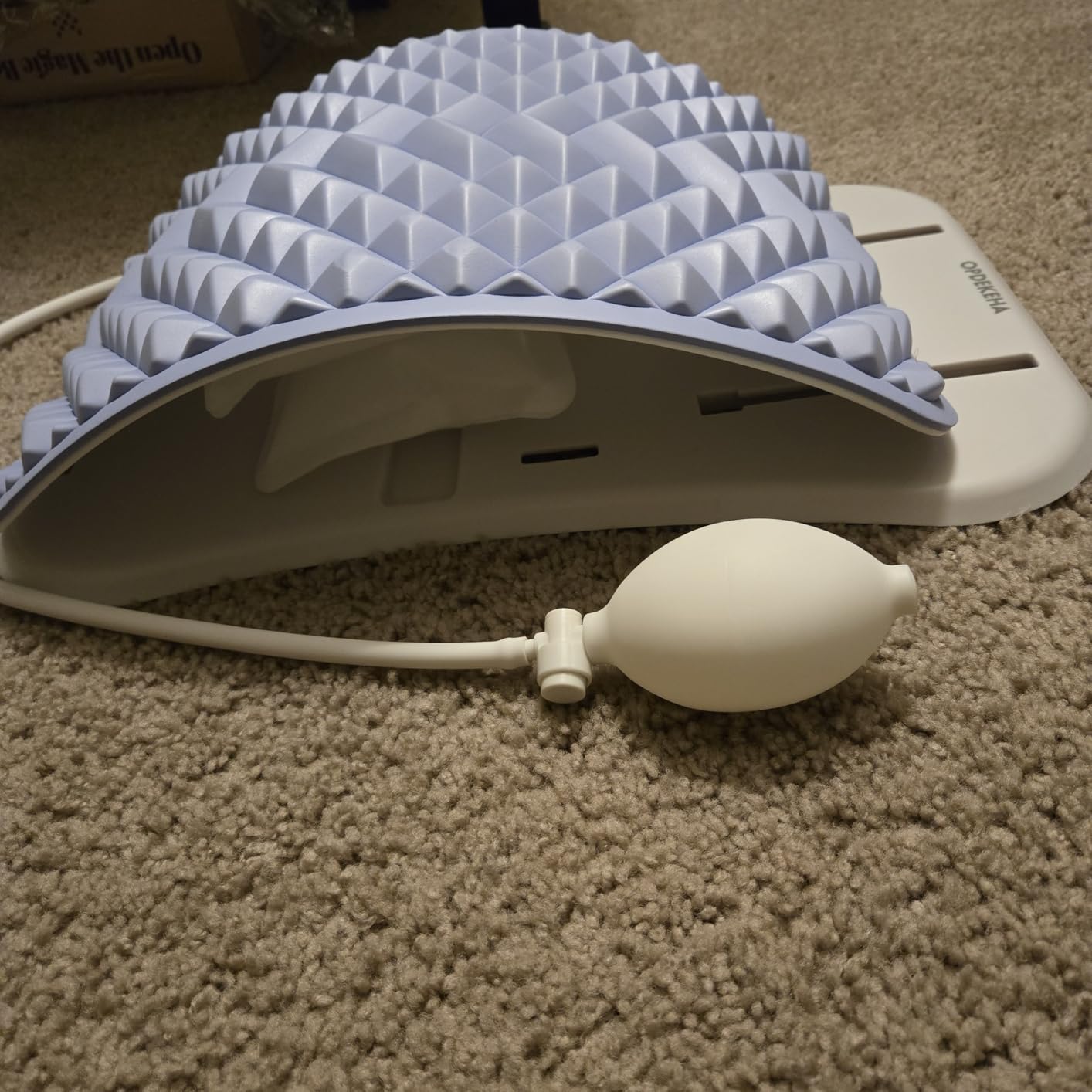 Back Stretcher for Lower Back Pain Relief, Adjustable Lumbar Support Board with Acupressure Points, Back Stretcher Board for Scoliosis, Spine Decompression Support customer photo 2