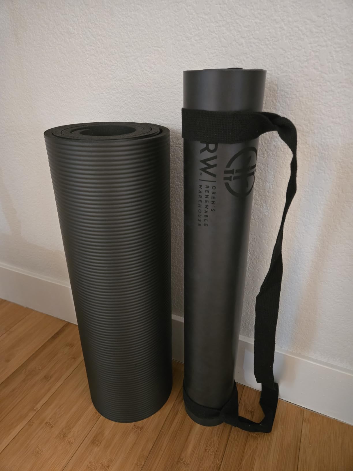 ORW Non Slip Hot Yoga Mat - Grip Surface & Natural Rubber Base, REACH Tested, Home & Studio Practice customer photo 1