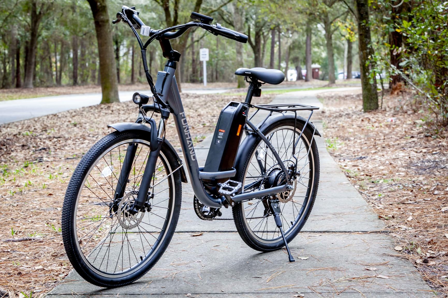 Electric Bike for Adults, Peak 1000W Ebike, 50Miles 21.7MPH UL 2849 Certified Commuter Bike, 26'' City Cruiser Bicycle with 48V Removable Battery, Rear Rack, Adjustable Stem, 7 Speed customer photo 1