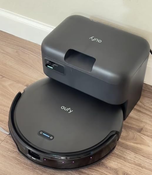 eufy C10 Robot Vacuum Self Empty, 8 Weeks Hands Free, Advanced Smart Mapping with LiDAR Navigation, 2.85-Inch Slim Design, Powerful Suction, Edge Expansion Brush for Pet Hair, Carpet Detection customer photo 2