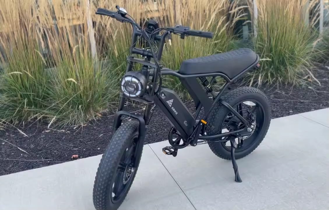 TST Electric Bike for Adult, Up to 28 MPH and 60/100 Miles Long Range E Bike, 20 inch Fat Tire E-Bike, 1500W Peak Motor, 48V 15Ah/25Ah Removable Battery, Dual Suspension, UL 2849 Certification customer photo 1