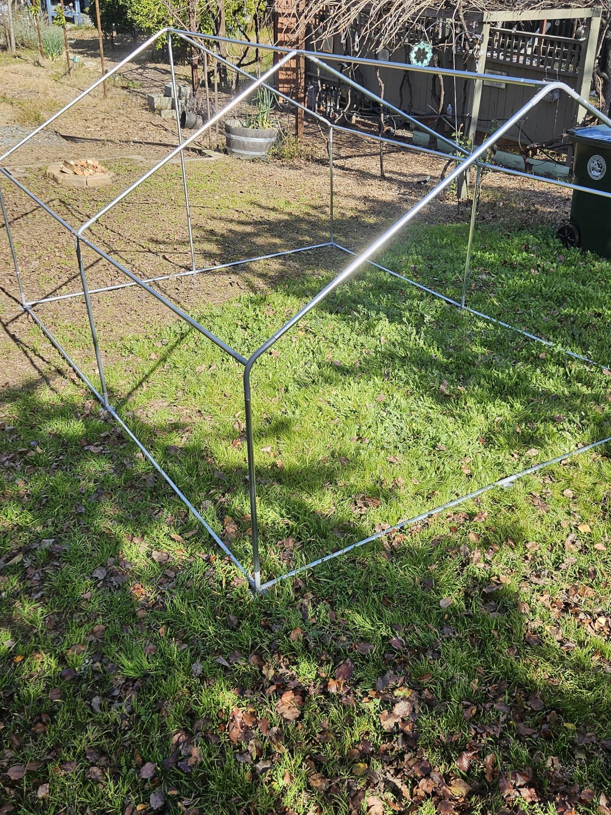 Large Chicken Coop Metal Chicken Runs for Yard 20x10x6.5 ft Chicken Coop with Cover Gallinero para Gallinas Heavy Duty Chicken Cage Rabbit Duck Quail Coop Lockable Door with Waterproof Anti-UV Cover customer photo 1