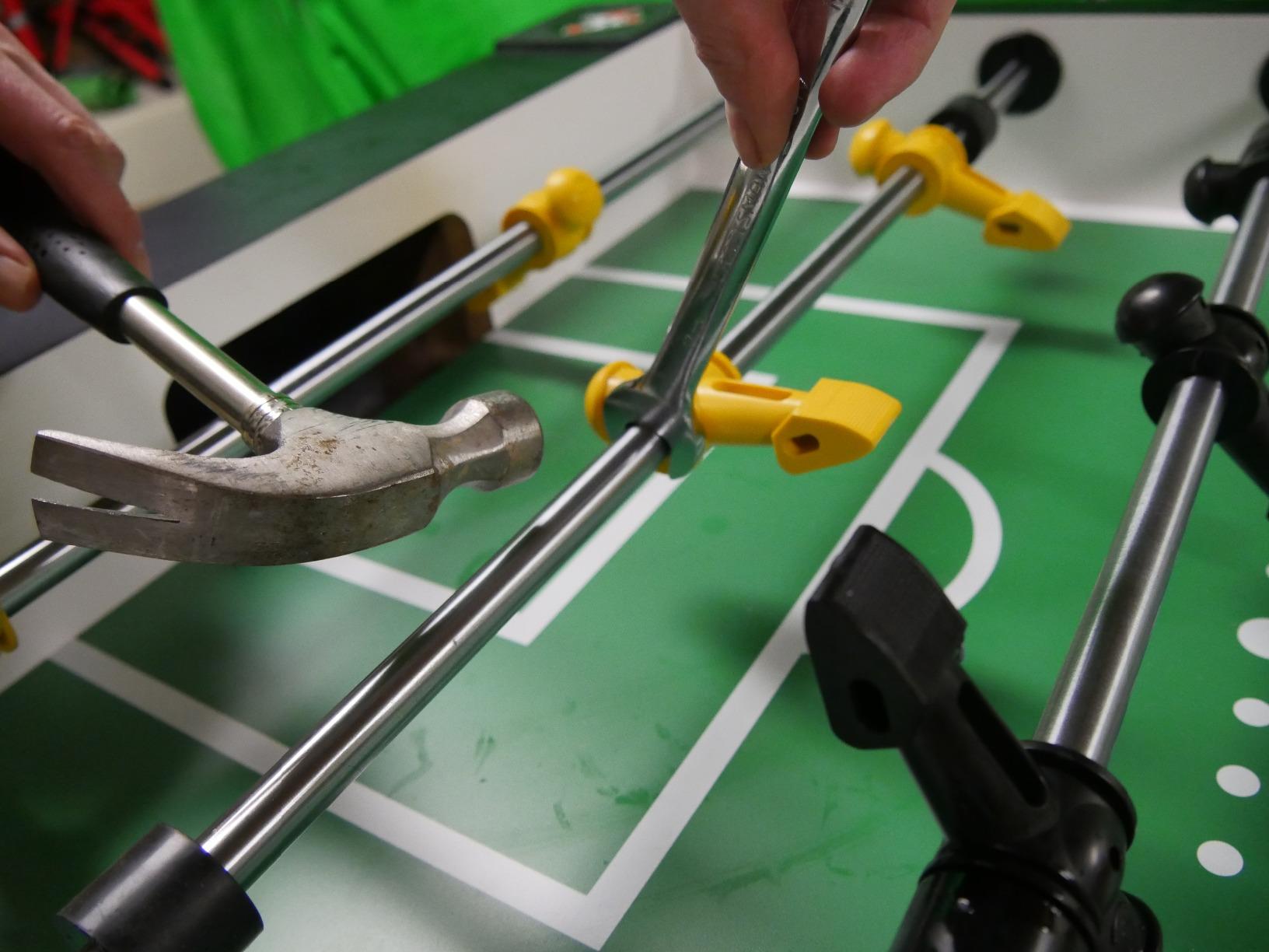 Tornado Elite Foosball Table Soccer Game customer photo 1