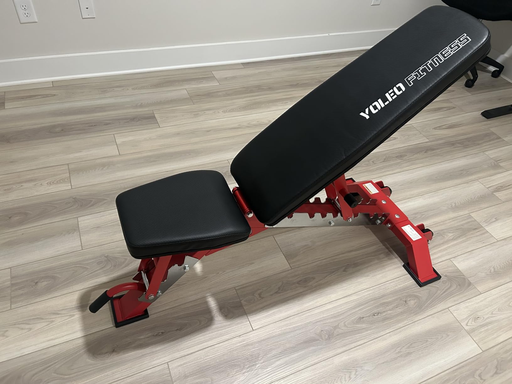 YOLEO Commercial Adjustable Weight Bench - MAX 2315LBS Heavy Duty Workout Bench for Home Gym, Flat/Incline/Decline Bench Press 2.4