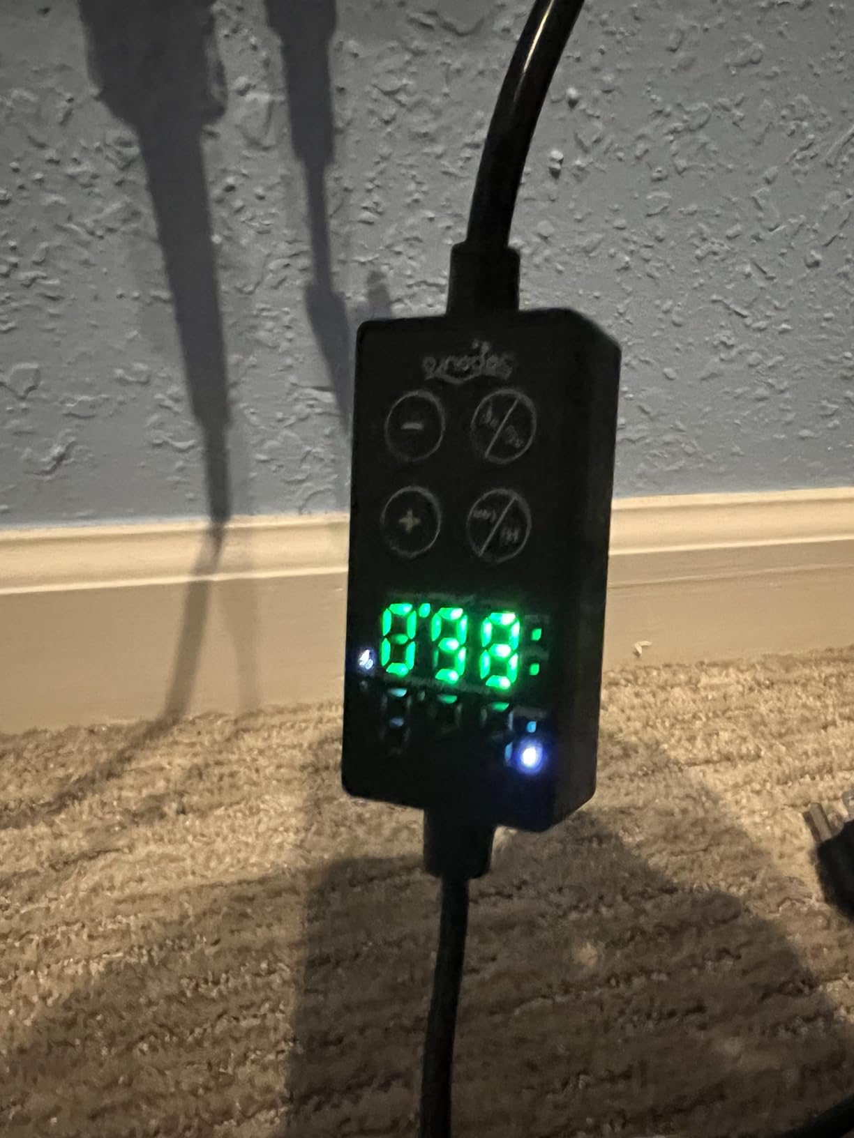 SEAOURA Small Aquarium Heater, 25W Mini Fish Tank Heater 1-5 Gallon Tank, Adjustable Turtle and Betta Heater with LED External Controller for Freshwater Saltwater customer photo 2