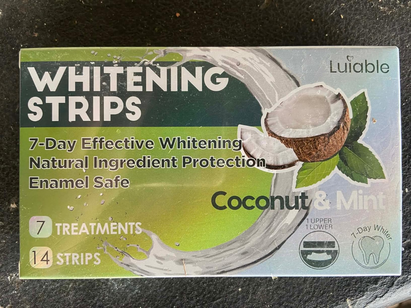 Teeth Whitening Strips for Tooth White: Professional Dentist Formulated Teeth Whitener Enamel-Safe Non-Slip 28 Strips 14 Treatments customer photo 2