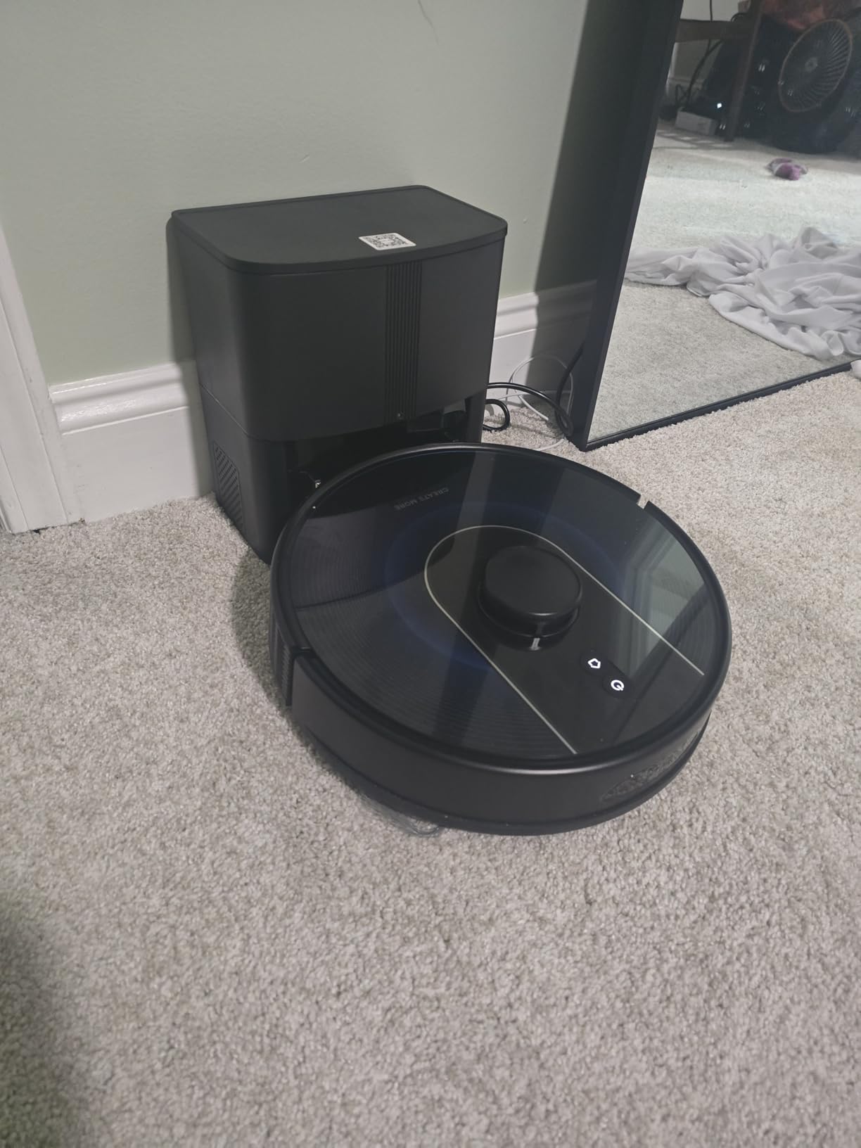 Bagotte Robot Vacuum and Mop, Robot Vacuum Self Emptying, 6000Pa Powerful Suction, 90-Day Hands-Free, Advanced Smart Mapping, LiDAR Navigation Robotic Vacuum for Pet Hair, Dust, Carpet, WiFi/App/Alexa customer photo 1