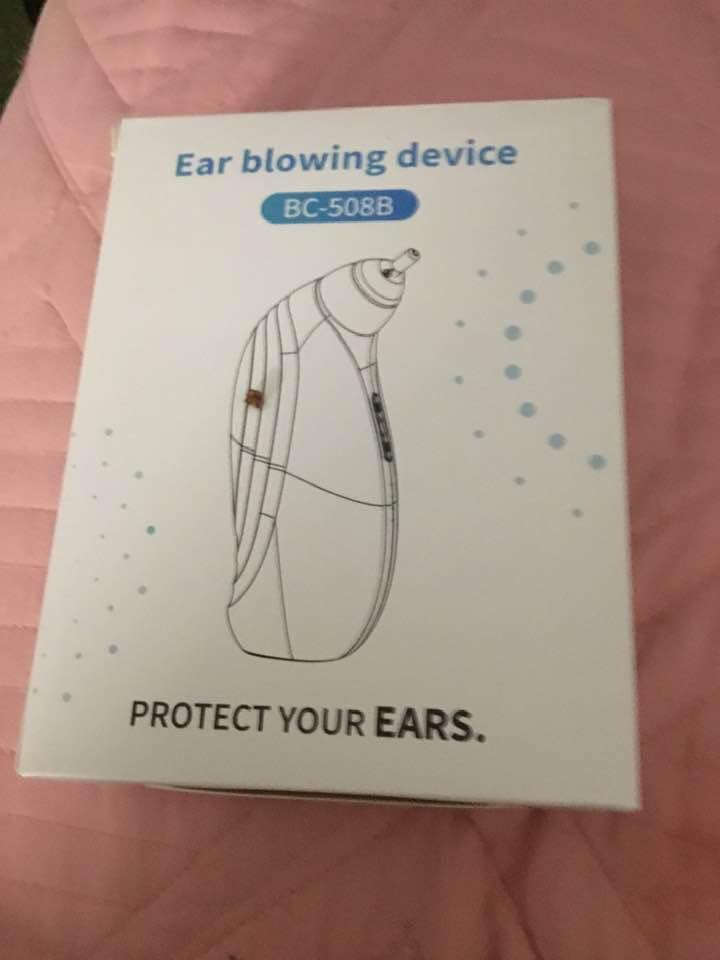 Ear Dryer - Rechargeable Ear Water Remover with 3 Massage and Wind Speed Modes - Electronic Warm Air Ear Care Device with Red Light - Suitable for Swimming, Showering, Water Sports customer photo 1