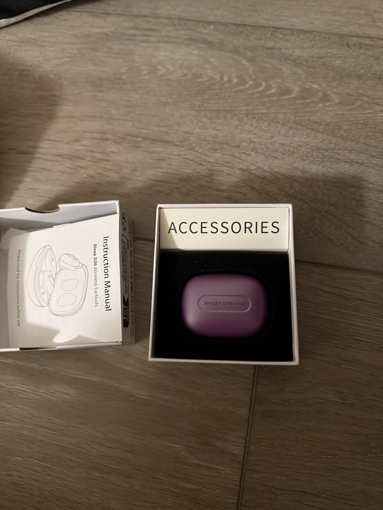 Sleep Earbuds, Mini ANC Wireless Earbuds Bluetooth 5.4 Headphones Deep Bass Stereo, 48H Playtime Ear Buds, 4 ENC Noise Cancelling Mic In Ear IP7 Earphones for Side Sleepers Touch Control Sapphire Blue customer photo 2