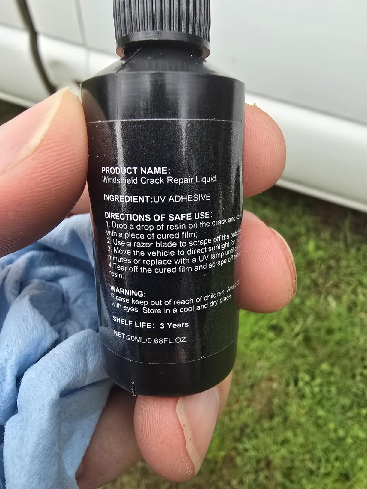 DEZEU Windshield Crack Repair Kit, 2026 Latest Upgraded Windshield Chip Repair Kit, 5MinQuick-Glass Repair Liquid, Long-Lasting for Windshields, Mirrors, All Crack Types 0.68 FL OZ. customer photo 2