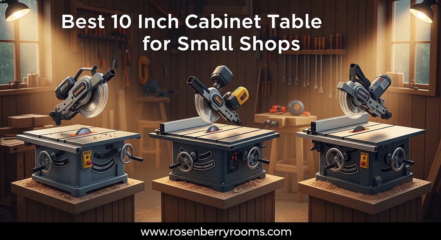 Best 10 Inch Cabinet Table Saws for Small Shops