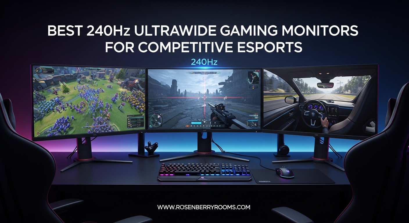 Best 240Hz Ultrawide Gaming Monitors for Competitive Esports