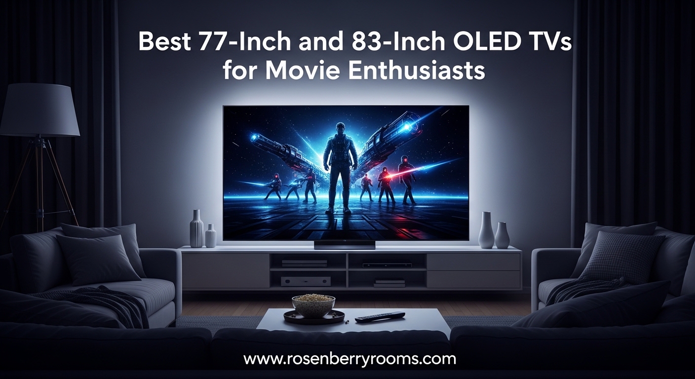 Best 77-Inch and 83-Inch OLED TVs for Movie Enthusiasts
