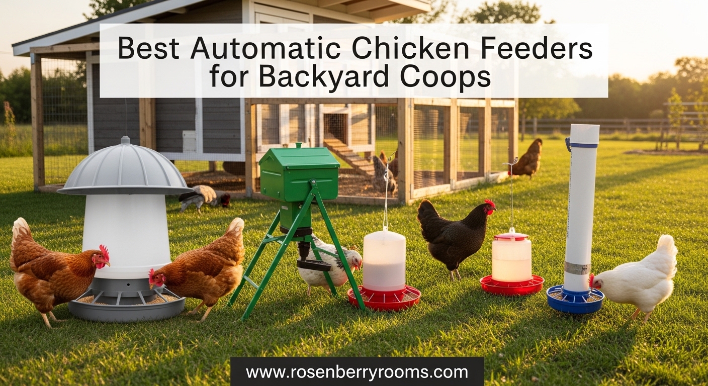 Best Automatic Chicken Feeders for Backyard Coops
