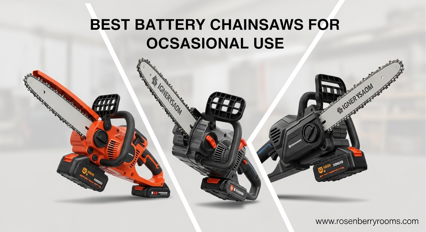 Best Battery Chainsaws for Occasional Use