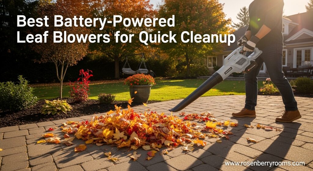 Current image: Best Battery-Powered Leaf Blowers for Quick Cleanup