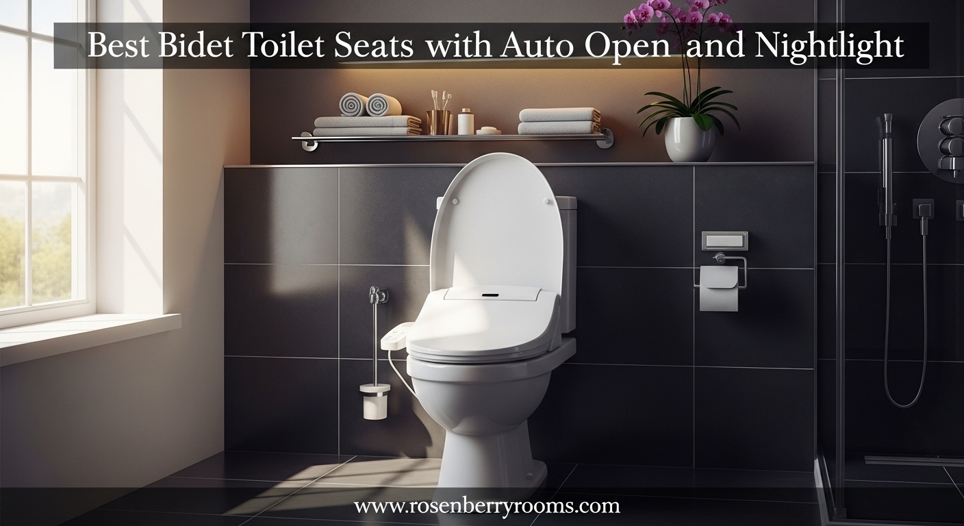 Best Bidet Toilet Seats with Auto Open and Nightlight