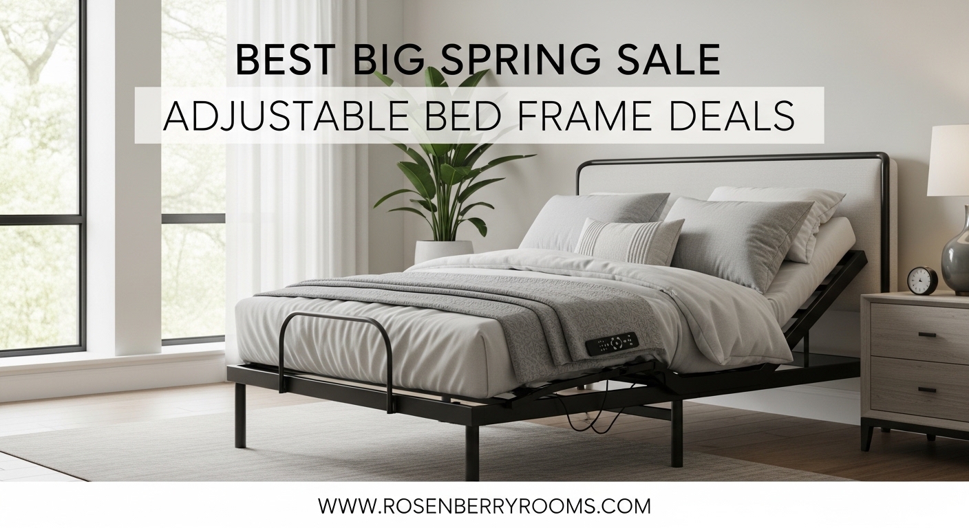 Best Big Spring Sale Adjustable Bed Frame Deals