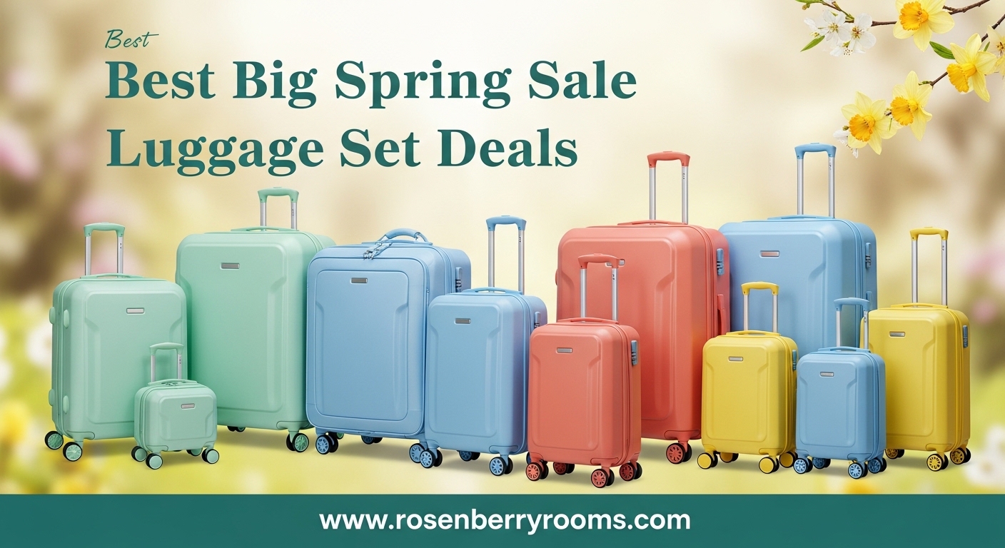 Best Big Spring Sale Luggage Set Deals